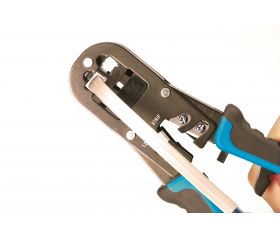 Engastador de carraca para terminales de red Alyco